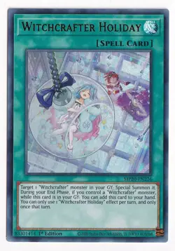Yugioh! LP Witchcrafter Holiday - MP20-EN226 - Ultra Rare - 1st Edition Lightly - Image 1