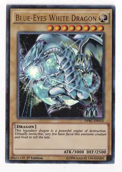 Yugioh TCG Blue-Eyes White Dragon DPBC-EN016 Holo 1st Edition - Image 1