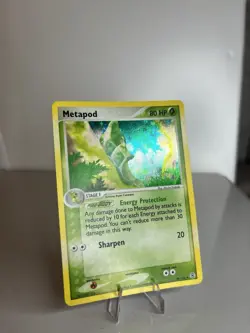 Pokemon EX Fire Red & Leaf Green Metapod 39/112 - Reverse Holo - MP - Image 1