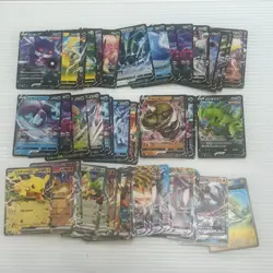 Pokemon Lot RR Design Non-Holo Cards Bulk 61x Japanese NM/EX Pikachu Gengar etc. - Image 1