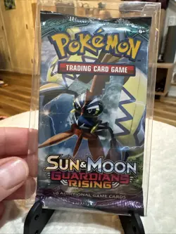 2017 Pokemon Sun & Moon Guardians Rising 1 x Booster Pack Factory Sealed 🔥 - Image 2