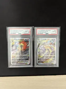 Sequential PSA 10 Charizard Mewtwo Pokemon Card Japanese VSTAR Universe SAR - Image 1
