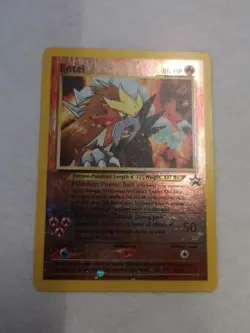 🍥 Pokemon TCG Entei Holo Promo #34 Pokemon Promos Holo Promo Huge Swirl 🍥 - Image 1