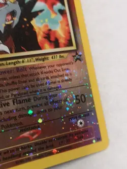 🍥 Pokemon TCG Entei Holo Promo #34 Pokemon Promos Holo Promo Huge Swirl 🍥 - Image 3