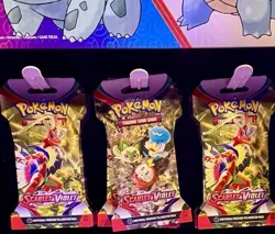 Lot Of 27 Pokemon Scarlet Violet Base Sleeved Booster Packs - Image 1