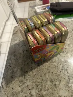 Pokemon Scarlet & Violet 151 Mini Tins Display Case - 10x Factory Sealed Tins - Image 4