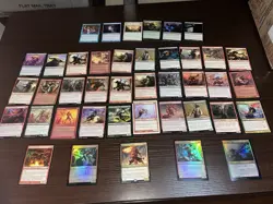 MTG Minotaur Themed Magic The Gathering Card Lot + Xtras ! - Image 1