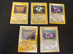 HUGE POKEMON FOSSIL UNLIMITED LOT!! Over 100 Cards!! - Image 2