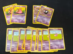 HUGE POKEMON FOSSIL UNLIMITED LOT!! Over 100 Cards!! - Image 4