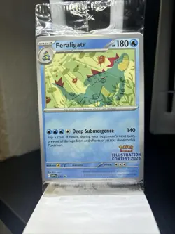 Feraligatr - 213 Illustration Contest 2024)213 Sv: Scarlet & Violet Promo Card - Image 1