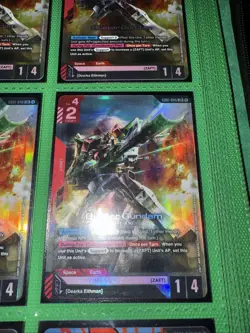 Gundam Card Game Singles Buster Gundam GD01-046 LR New Type Rising AUC - Image 1