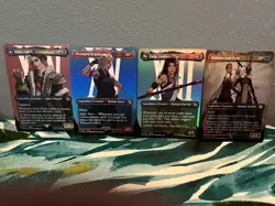 MTG Final Fantasy Borderless Foil 10 Card Set Lightning, Cecil, And More - Image 2