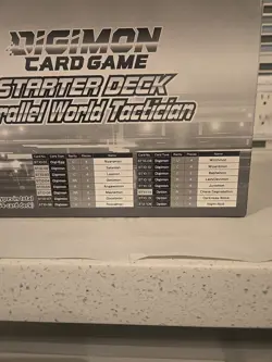 Digimon Card Game Parallel World Tactician Display Box Sealed (6 Starter Decks) 811039036508 - Image 4