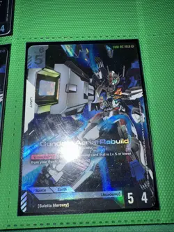 Gundam Card Game Gundam Aerial Rebuild GD01-067 LR Newtype Rising - Image 1