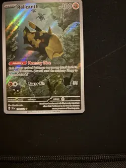 Pokemon TCG Relicanth Scarlet & Violet Temporal Forces Holo Card 173/162 - Image 5
