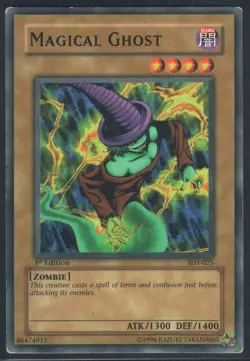 Magical Ghost SDY-025 1st Edition Yu-Gi-Oh! Card With Freebies - Image 1