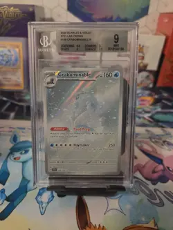 Crabominable Holo Illustration Rare Card 149/142 Sv07 Stellar Crown BGS 9 - Image 1