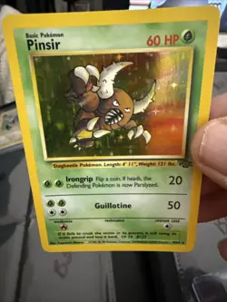 Pinsir 9/64 Original Holo Rare Jungle Set Pokemon card WOTC TCG 1999 LP/NM B48 - Image 2