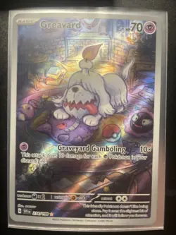 Greavard 214/198 SV4 Shiny Secret Rare Full Art Holo Pokemon Card NM/MINT Illust - Image 3