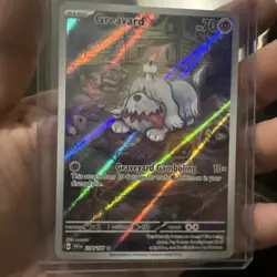 Greavard 214/198 SV4 Shiny Secret Rare Full Art Holo Pokemon Card NM/MINT Illust - Image 2