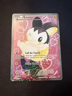 Pokemon TCG Emolga Legendary Treasures Full Art Ultra Rare Card RC23/RC25 - Image 1