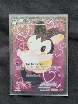 Pokemon TCG Emolga Legendary Treasures Full Art Ultra Rare Card RC23/RC25 - Image 1