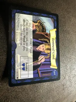 Harry Potter CCG Base Set Card 78/116 Borrowed Wand - Image 1