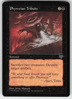 MTG Mirage # Phyrexian Tribute Lightly played tcg - Image 1