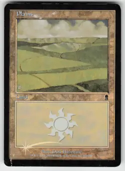 MTG Odyssey #332 Plains FOIL (332) Lightly played tcg - Image 1