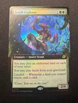 🌈 Icetill Explorer - Extended Art FOIL - MTG #343 - Edge Of Eternities - NM - Image 1