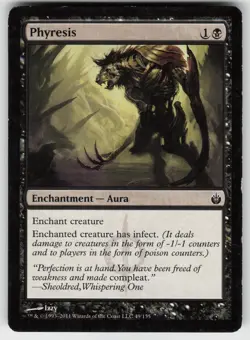 MTG Mirrodin Besieged #49 Phyresis Lightly played tcg - Image 1