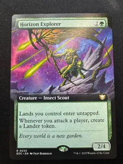 Horizon Explorer - Extended Art - MTG Edge of Eternities Commander - NM - Image 1