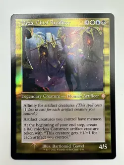 MTG TCG Urza, Chief Artificer (Retro Frame) Commander: the Brothers' War Foil - Image 1