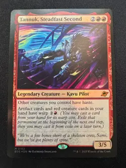 Tannuk, Steadfast Second - FOIL - MTG #162 - Edge of Eternities - Near Mint - Image 1
