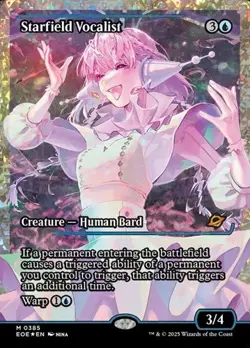 Starfield Vocalist - Fracture Foil Showcase EOE NM MTG - Image 1
