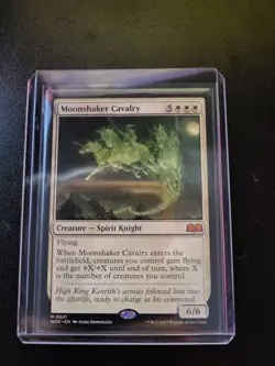 MTG Magic the Gathering NM Moonshaker Cavalry 0021 Wilds Of Eldraine - Image 1
