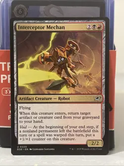 MTG Interceptor Mechan Edge of Eternities Foil Uncommon - Image 1