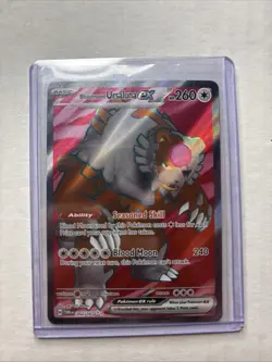 Pokemon TCG Bloodmoon Ursaluna EX 202/167 Full Art NM/M Twilight Masquerade - Image 1