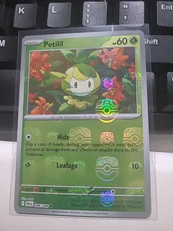 Pokemon TCG Petilil 006/086 Master Poke Ball SV: Black Bolt English - Image 1