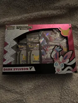 Pokemon TCG Celebrations Dark Sylveon V Collection Factory Sealed Box - Image 1