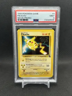 PSA 9- 1999 Pokemon Game Movie Promo Pikachu #4 - Image 1