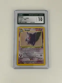 CGC 10 GEM MINT 💎 - Gengar 5/62 Fossil Holo - 1999 Pokemon - Image 1