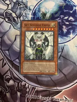 (YBL) YUGIOH Sky Scourge Enrise FOTB-EN021 1st edition Super Rare VLP - Image 1