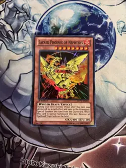 (YBL) Yugioh Sacred Phoenix of Nephthys LCYW-EN259 Super Rare 1st Ed VLP - Image 1