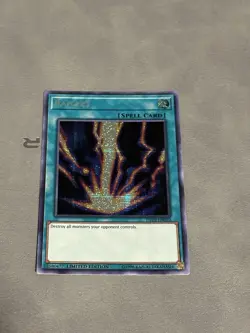 Raigeki Prismatic Secret Rare TN19-EN010 Yugioh - Image 1
