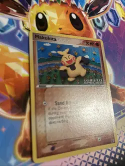 Makuhita 75/113 EX Delta Species Pokemon Card Reverse Holo Stamped Near Mint NM - Image 2