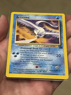 2000 Pokemon TCG Articuno Black Star Promo 22 WOTC Vintage Card LP - Image 3