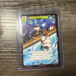 Vibes TCG Be A Lil Evil 2025 National NSCC Promo Pudgy Penguins Mantel Card - Image 1