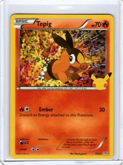 2021 Pokemon McDonalds 25th Anniversary Card TEPIG HOLOGRAPHIC MINT - Image 1