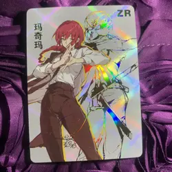 MAKIMA CHAINSAW MAN ACG Goddess Story Likes Anime Girl Holo Card ZR - Image 1